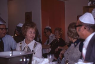 Philip E. Rosenberg slides seder + Tony and Esther in back