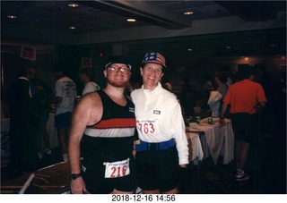 Huntsville Rocket City Marathon - Adam + runner