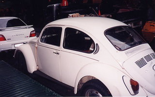 Tom Grey in parking lot (from of my VW Golf)