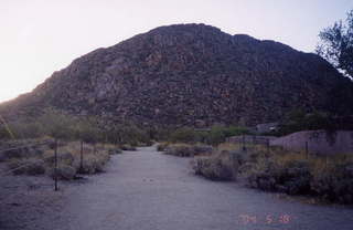 Pinnacle Peak and neighboring hill