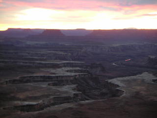Canyonlands National Park - Green River Overlook sunset