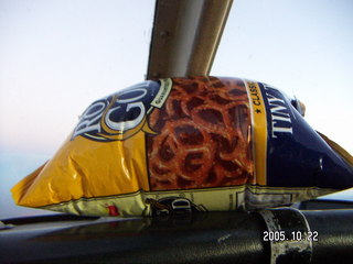 pretzel bag at altitude