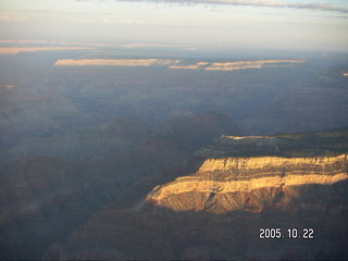 Grand Canyon -- Aerial -- North Rim at dawn
