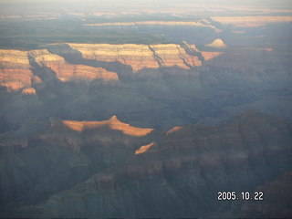 Grand Canyon -- Aerial -- South Rim at dawn
