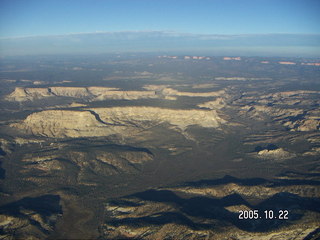 Aerial -- mesas in southern Utah -- No Man's Mesa