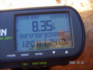 Garmin Forerunner 201 at bryce canyon