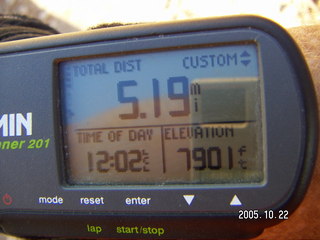Garmin Forerunner 201 at bryce canyon