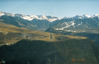 aerial -- Telluride Airport TEX