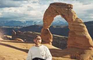 Arches National Park -- Adam and Delicate Arch