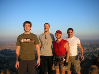 Greg and Adam before the  hike