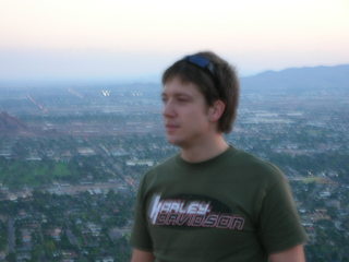 Camelback hike -- sunset -- Christoph