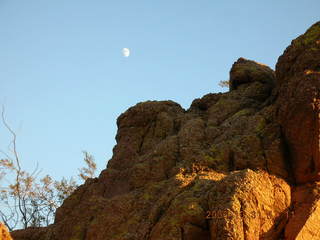 Camelback Hike -- with the moon