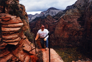 oldfamilyphoto -- Bryce/Zion trip -- Adam at Angel's Landing