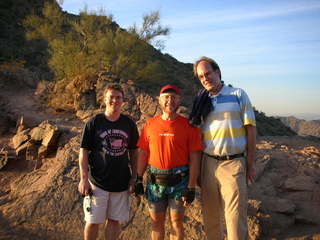 I.G. -- Camelback hike -- Achim, Adam, Gaby
