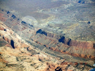 aerial -- Utah landscape -- Capitol Reef area