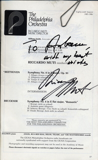 Ricardo Muti and Adam