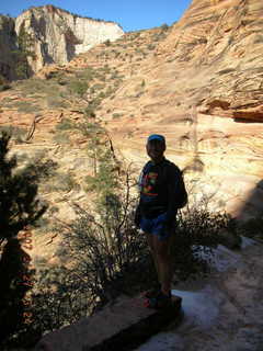 Camelback hike -- sunset -- Adam