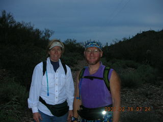 Cave Creek hike - Beth, Adam