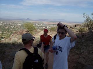Camelback hike (braz) - Ken, Adam, Mike