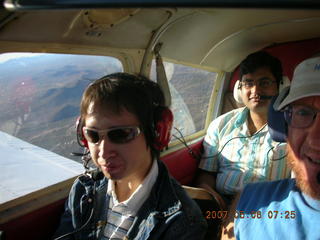 Jack and Anirban flying in N4372J