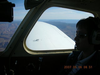 Jack silhouette flying in N4372J