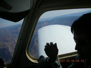 Jack silhouette flying in N4372J