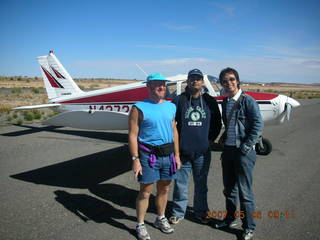 N4372J, Adam, Anirban, Jack at Grand Canyon West (1G4)