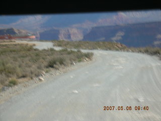 Grand Canyon seen from bus