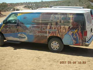 Grand Canyon West van with picture