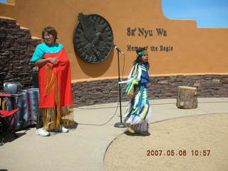 dancing natives at Grand Canyon West