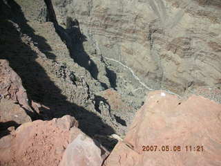 Anirban and Jack watching dancers at Grand Canyon West