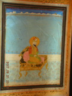 279 69h. Humayun's Tomb, Delhi - painting - It's good to be the king