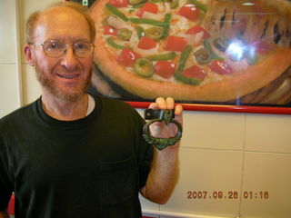 172 69k. Adam getting gift at Domino's - Gurgaon