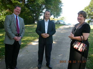 Gloria's unveiling - Betsy, Ivan, Dave