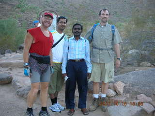 Camelback hike - Adam, Benoy, Ashish