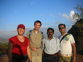 Camelback hike - Adam, Bernhard, Benoy, Ashish