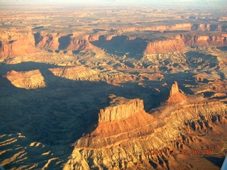 60 6bf. aerial - Utah at dawn - Orange Cliffs