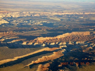 66 6bf. aerial - Utah at dawn