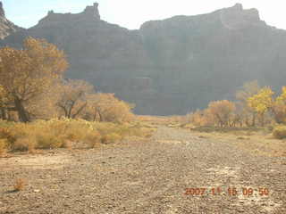 129 6bf. Flying with LaVar Wells - Mexican Mountain (WPT692) runway