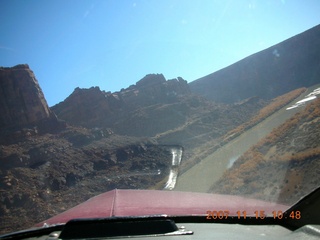 142 6bf. Flying with LaVar Wells - Green River canyon - aerial