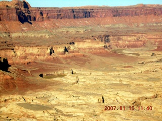 179 6bf. Flying with LaVar Wells - Dirty Devil River - aerial