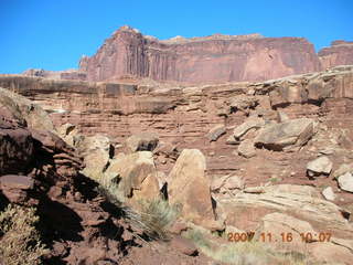 133 6bg. Canyonlands National Park - Lathrop Trail hike