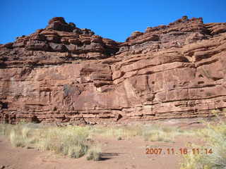 198 6bg. Canyonlands National Park - Lathrop Trail hike