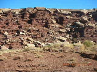 238 6bg. Canyonlands National Park - Lathrop Trail hike