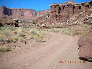 248 6bg. Canyonlands National Park - Lathrop Trail hike