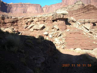 252 6bg. Canyonlands National Park - Lathrop Trail hike