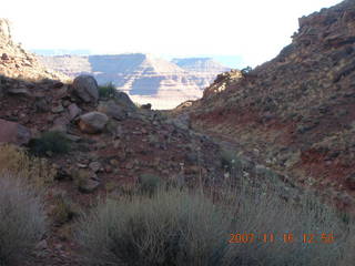 281 6bg. Canyonlands National Park - Lathrop Trail hike