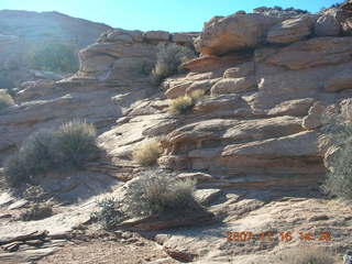 324 6bg. Canyonlands National Park - Lathrop Trail hike