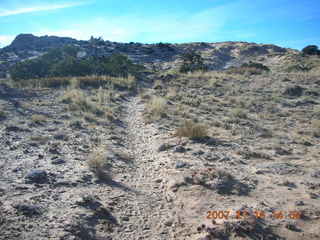 348 6bg. Canyonlands National Park - Lathrop Trail hike
