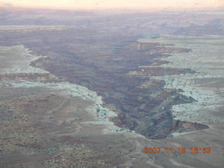389 6bg. Canyonlands National Park - Buck Canyon overlook at sunset